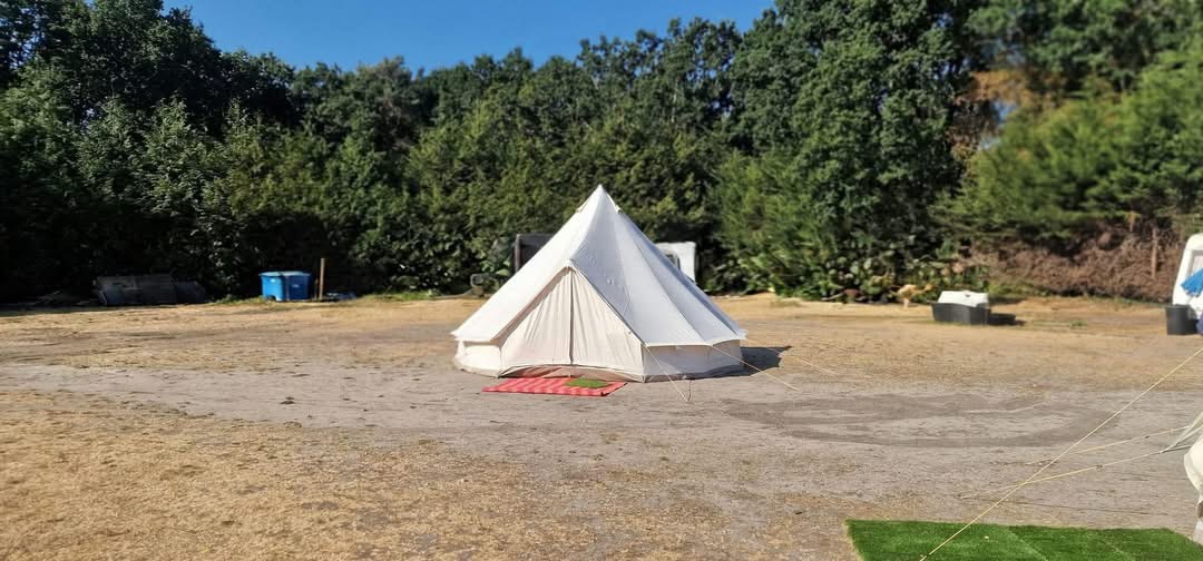 Bell tent exterior
