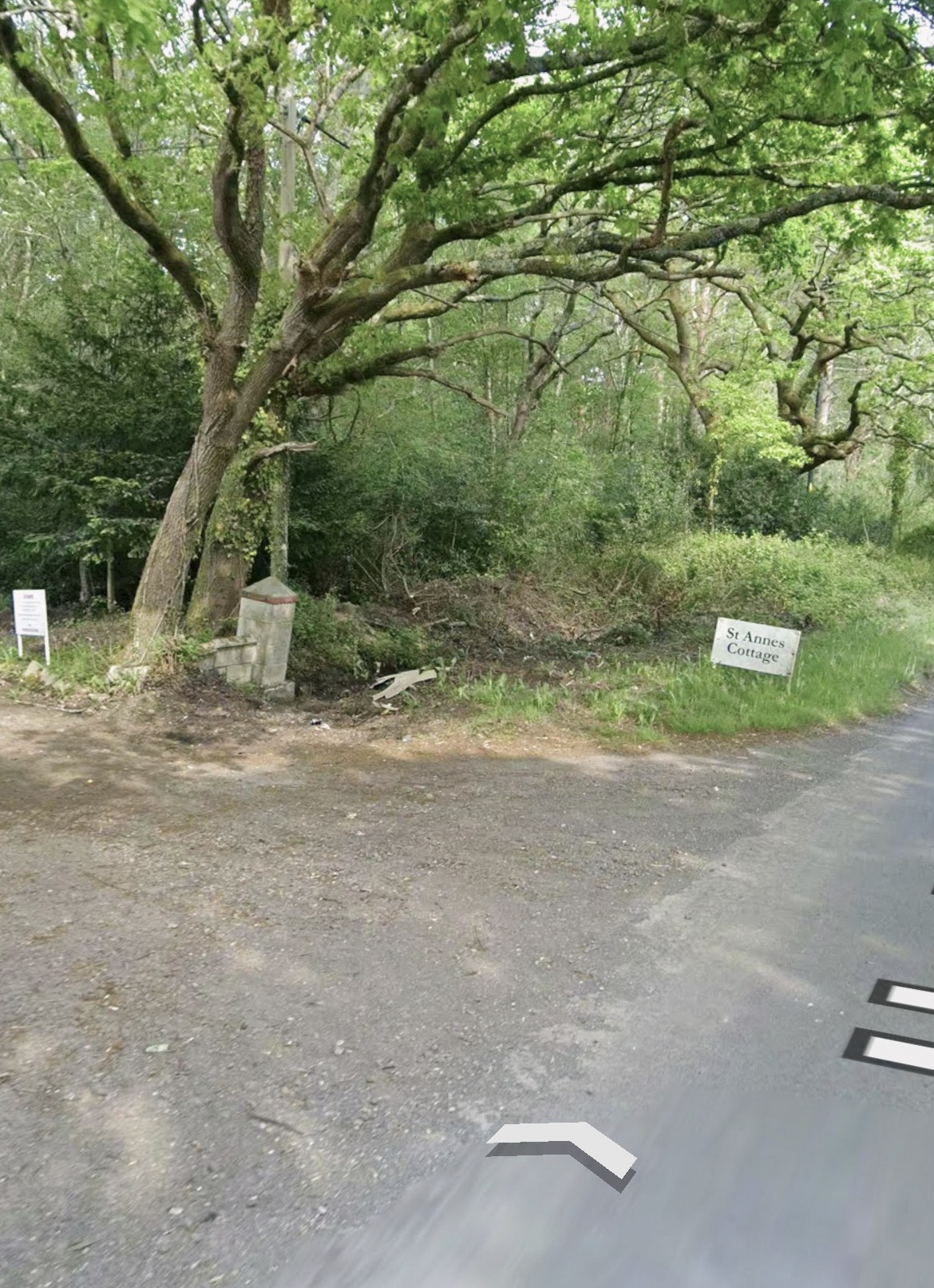 Entrance to Saint Anne's Cottage